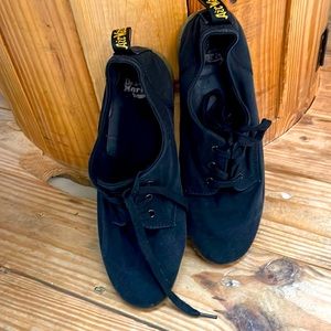 Dr. Marten Black 3 Eye Canvas Chinos